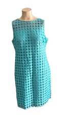 Lauren Ralph Lauren Melia Dot-Lace Sheath Dress, Size-12