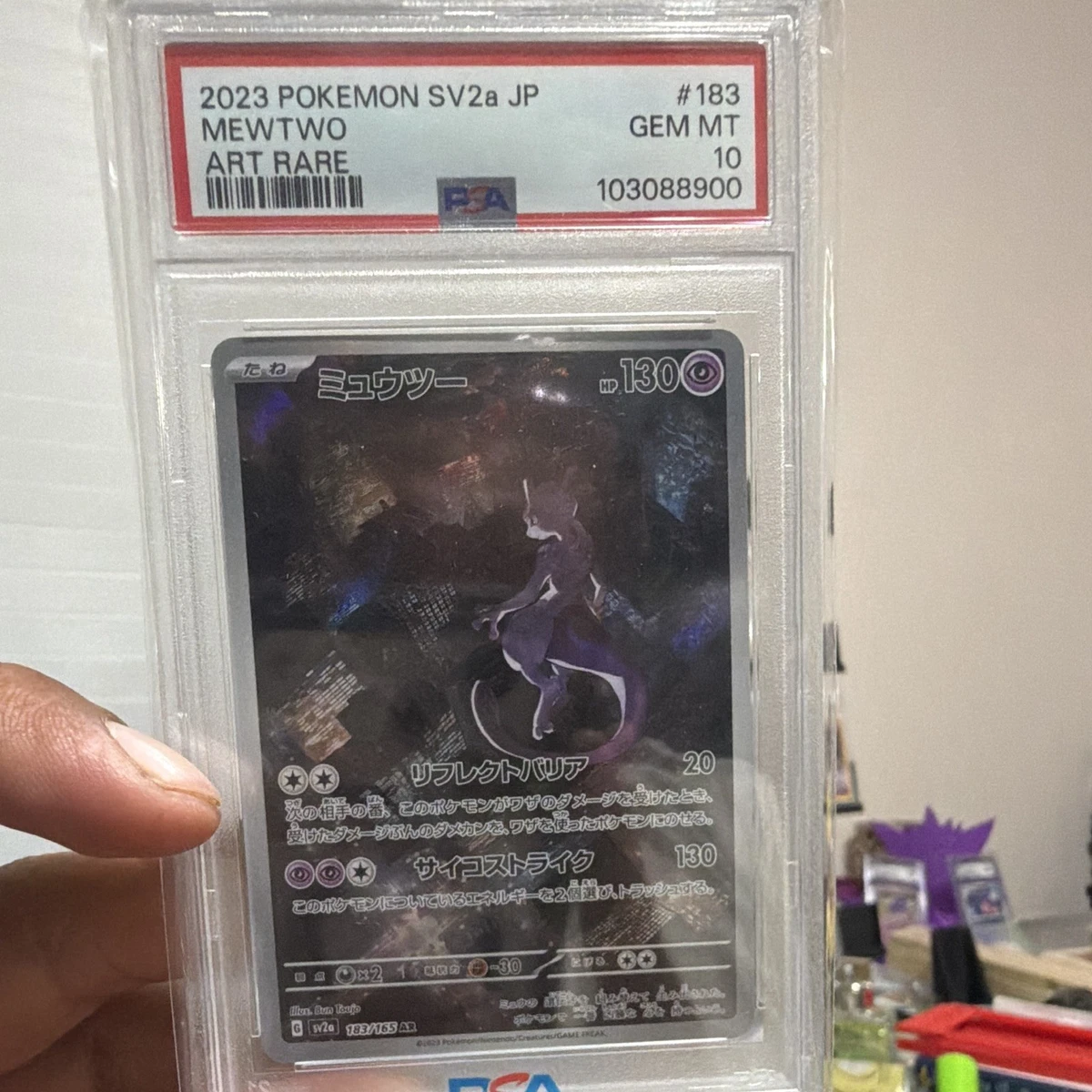 Collectible Individual Grade 10 Mewtwo Pokémon TCG Card Games in