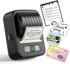 Label Maker Machine with Tape, Bluetooth 2 Inch Thermal Label Printer