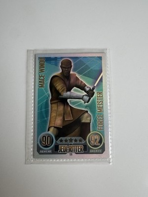 Star Wars Force Attax - Serie 1 - Mace Windu - Force Master - NO.175 Rare 2010  