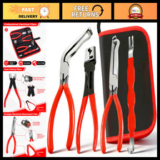 4 Pcs Electrical Disconnect Pliers Set for Automotive, Terminal Connector Remova