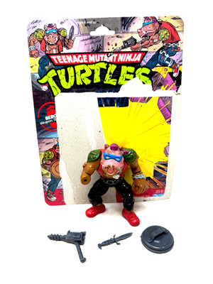 TMNT Playmates 1990 Teenage Mutant Ninja Turtles Bebop Figure (T10)