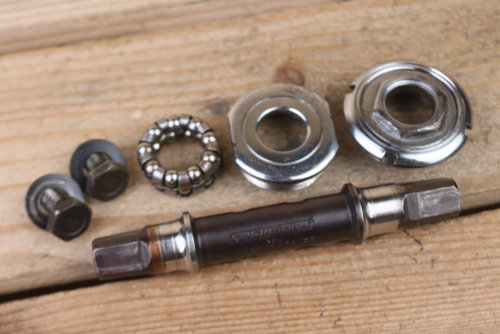 Stronglight 120mm Square Taper Bottom Bracket BSC Vintage Retro Steel Road Bike - Picture 2 of 8
