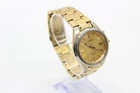 F Vintage Gents Seiko 5M62 100M Gold Tone Wristwatch Working Boxed