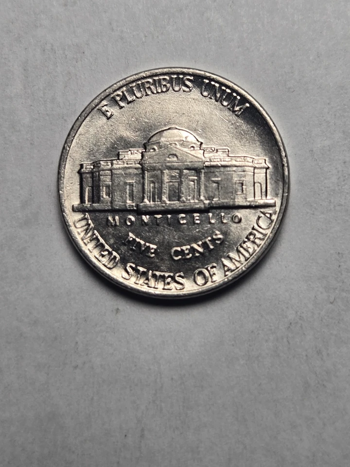 Монета номиналом 5 центов Jeferson 1987 D - Изображение 2 из 2