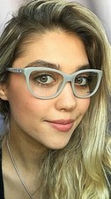 New Missoni MI314V02 54mm Gray w/ Crystals Cat Eye Women's Eyeglasses Frame .
