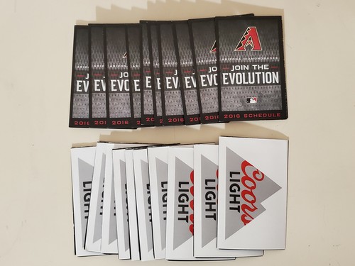 RARE Arizona Diamondbacks 2016 Chase Bank Pocket Schedule Holder + 20 Schedules - Picture 10 of 10