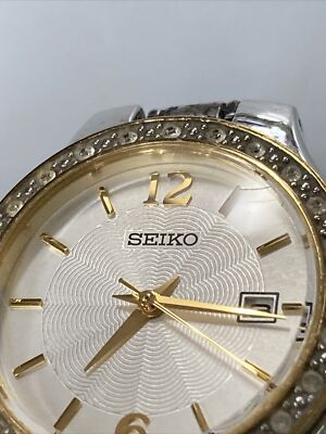 SEIKO SUR865 スワロフスキーベゼル ドレスウォッチ6N22-00B0 Seiko