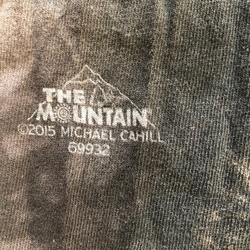 The Mountain Michael Cahill 2015 Running Hiking Tee Shirt Mens Size Medium - Picture 4 of 12