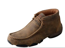 Twisted X Women's 'Chukka Driving' Moc Toe Lace-Up Leather Shoe WDM0001