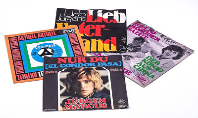4er Set 7  Vinyl Schallplatten Antoine | Udo Jürgens | Columbia | Jürgen Marcus