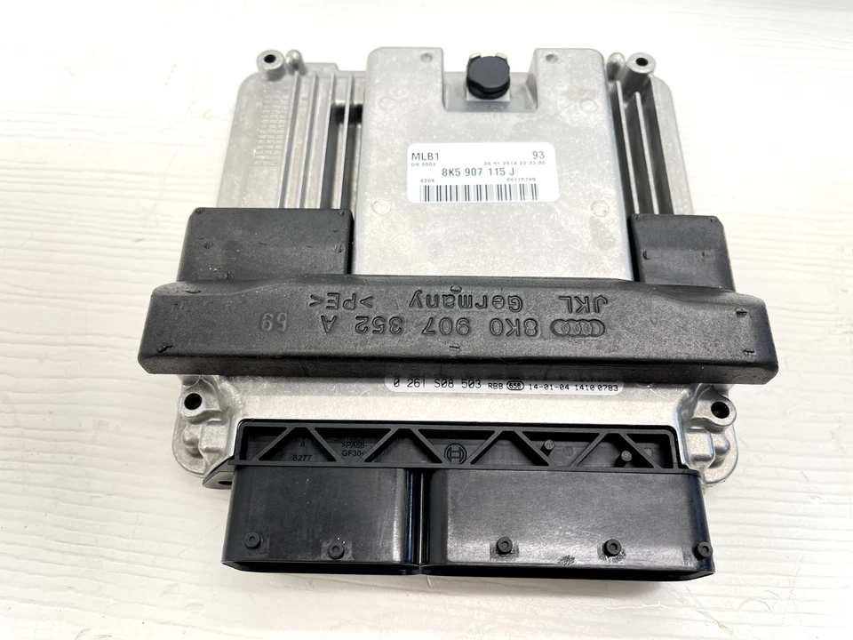AUDI A4 ALLROAD 2013-2016 BCM ECM ECU BLOQUEO MÓDULO INMOVILIZADOR LLAVERO CLÚSTER Foto 4 de 4