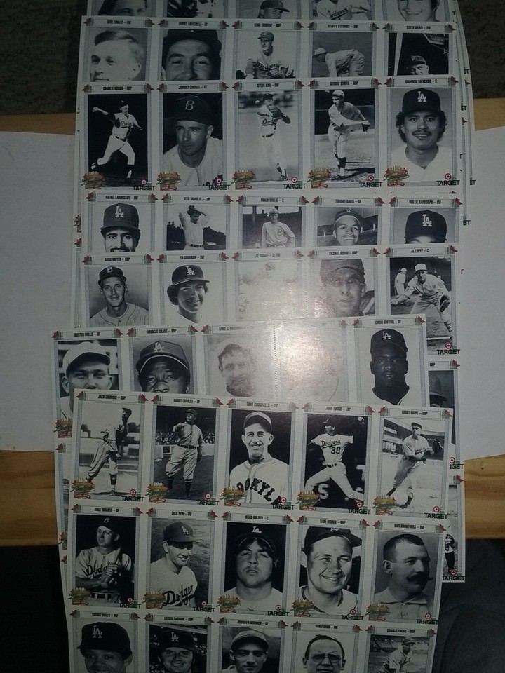 Target Dodgers Congratulations Card set eBay