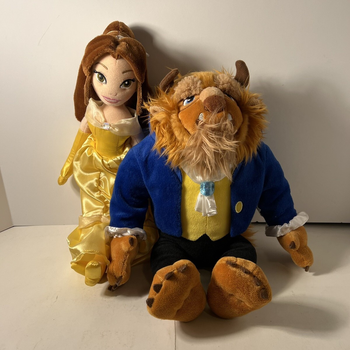 disney collection beauty the beast plush lot of New