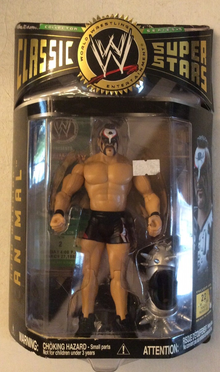 JAKKS PACIFIC WWE CLASSIC SUPERSTARS SERIES 9 ROAD WARRIORS ANIMAL