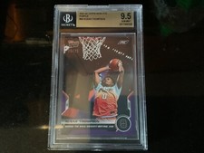 2021 Topps Now OTE Overtime Elite 49 AUSAR THOMPSON Blue SP /25 BGS 9.5 GEM RC