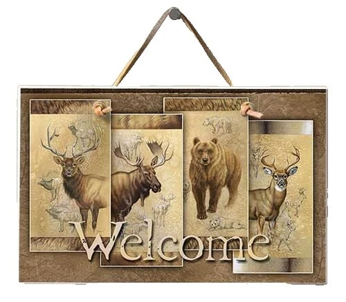 Декор для дома Wildlife таблички и знаки