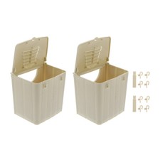 2 Pcs Bird Breeding Box Plastic Parakeet Nest Incubation Case Sleep Bed