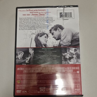 East of Eden (DVD, 2013, 2-Disc Set, Special Edition) James Dean