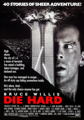 Die Hard (1988) Stirb langsam Bruce Willis Movie Film POSTER Plakat #372