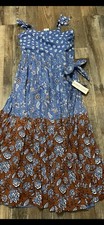 Janie and Jack Girls Size 10 NWT Mixed Paisley Floral Dress And Headband
