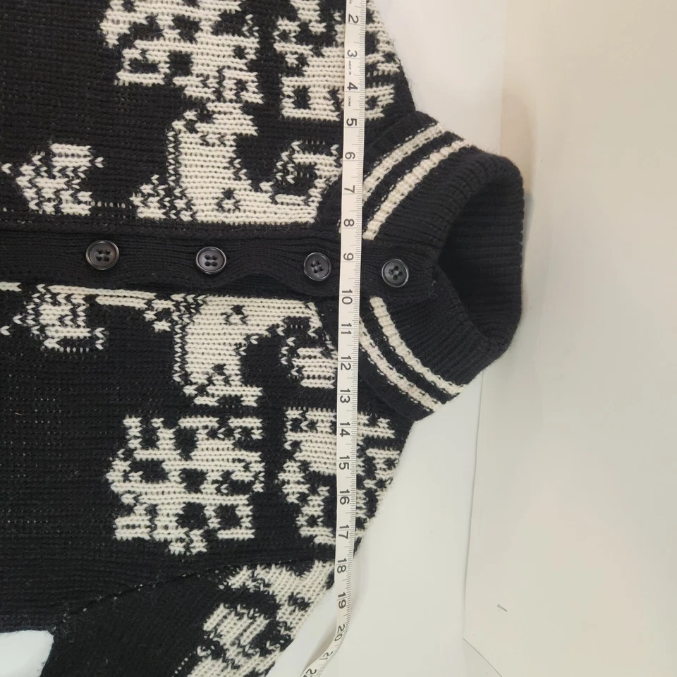 Suéter Rojo Valentino Lana Abotonada Talla XS Abrigo Cárdigan Italia Diseñador de Lujo Foto 4 de 4