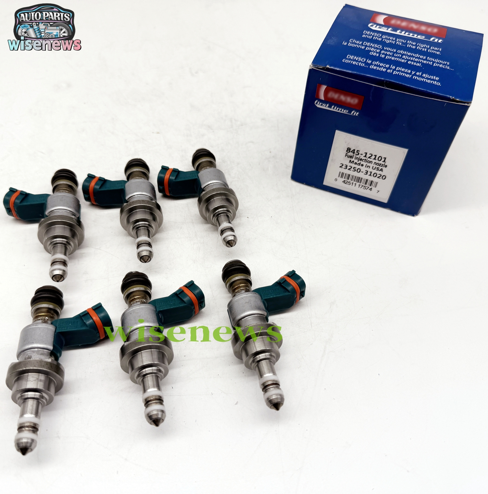 Set of 6 23250-31020 Fuel Injectors For Lexus IS250 2006-2013 GS300 2006 2.5L