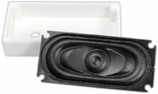 TCS ~ New UNIV-SH1-C ~ 35mm x 16mm Oval Speaker & Enclosure ~ WOWSpeaker ~ 1704