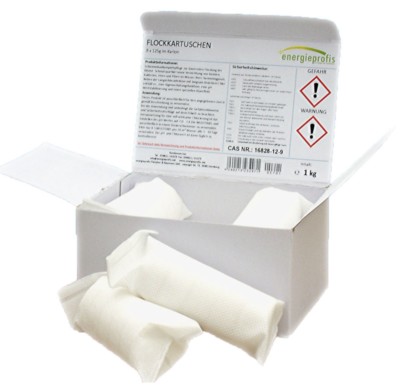 2 kg (2 x 1 kg) Pool Flockmittel Flockkartuschen Flockungsmittel Kartusche