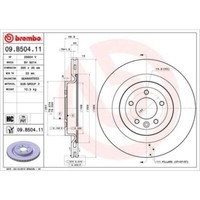 Brembo 2X Bremsscheibe Hinten Ø365Mm InnenbelüFtet FüR Land Rover Range Lw 3.0