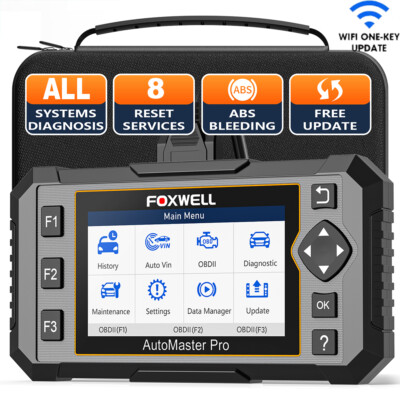 All Systems OBD2 Scanner TPMS OIL BMS Reset Diagnostic Tool FOXWELL Code Reader