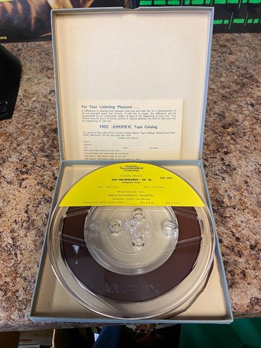 Strauss Ein Heldenleben Op 40 Reel To Reel 7 1/2 IPS 4 Track Herbert von Karajan - Picture 3 of 3
