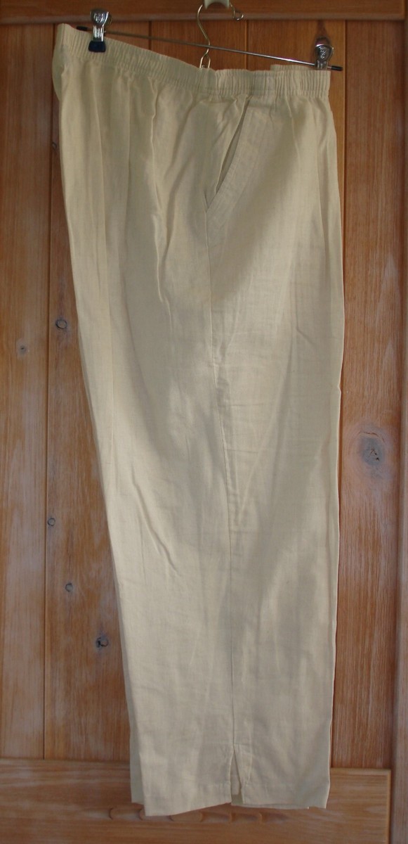 Cathy Daniels Womens Linen blend PANTS Size XL | eBay