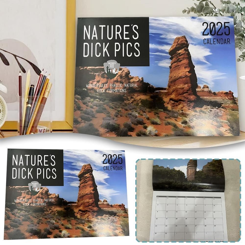 Nature's Dick Pics 2025 Calendar | Gag Gift | Funny Gift | White Elephant*