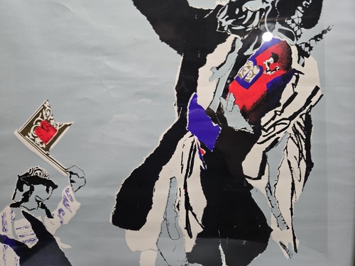Die Freude am Tanzen, farbige Litho auf Papier von Judith Yellin Cir. Holzrahmen 1974 - Bild 7 von 17