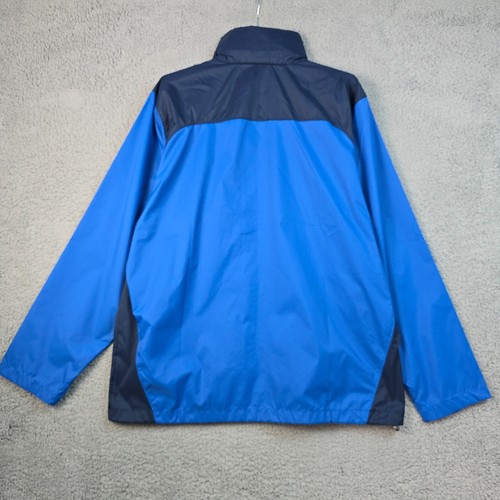 Columbia Rain Jacket Mens Large L Blue Glennaker Lake Outdoor Coat Fishing NWT - Picture 2 of 20