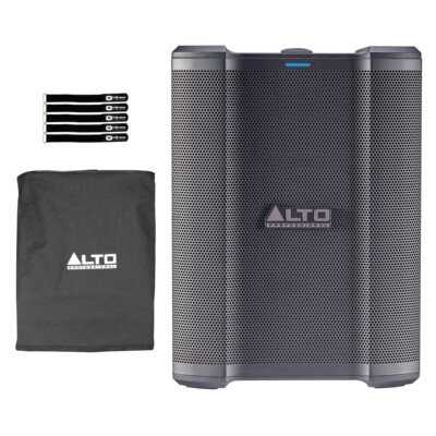 Alto Professional BUSKER Battery Powered Portable PA with Cover Pack