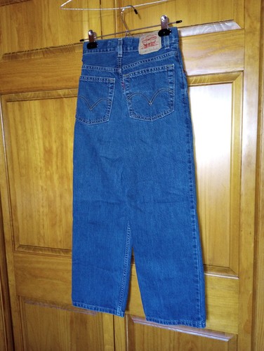 12 in boys size (or girls) Levis SLIM 550 Jeans Relaxed 24 x 26 made in 2010 EUC - Picture 19 of 24