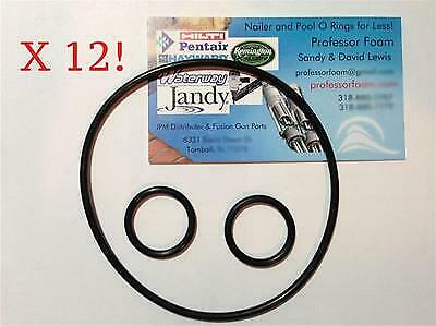 (12 Pack) FITS Jandy-Zodiac Neverlube Valve Cover-Stem O-Ring Kit 1132 1307 - Picture 1 of 1