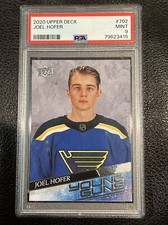 Joel Hofer PSA 9 Young Guns 2020-21 Upper Deck Extended #702 Rookie Card RC