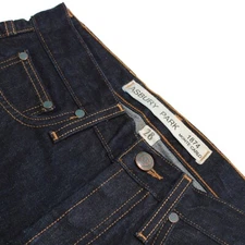Asbury Park NWT 5 Pocket Jeans Size 28 US In Solid Blue 100% Cotton