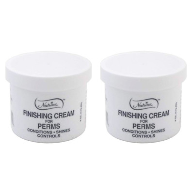 Nutrine Finishing Cream For Perms 4 oz - Conditions, Shines Controls 2 PACK