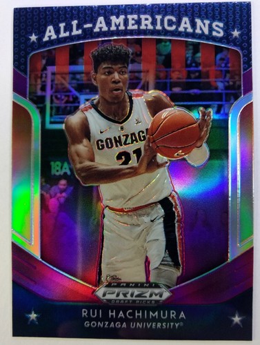 2019 Panini Prizm Draft Picks All Americans Purple Rui Hachimura #84 ...