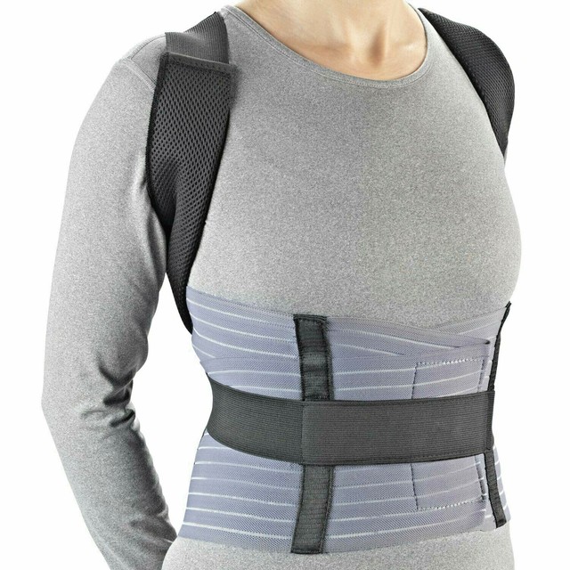 OTC 2456 Posture Brace with Rigid Stays, Spinal Curve, Back Lumbar Support eBay