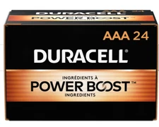 Duracell Power Boost AAA Alkaline Batteries - 24 Count EXP. 2034