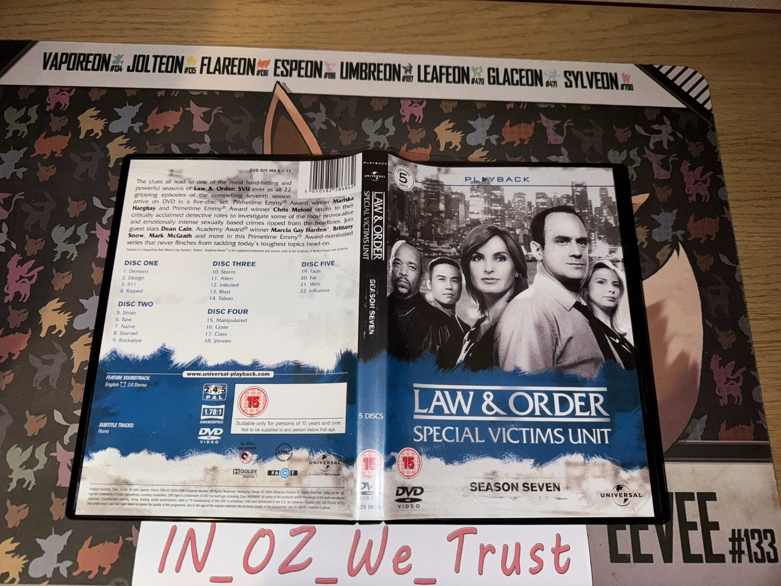 Law & Order - Special Victims Unit - Season 7 (DVD, 2009, 5-Disc Box Set)