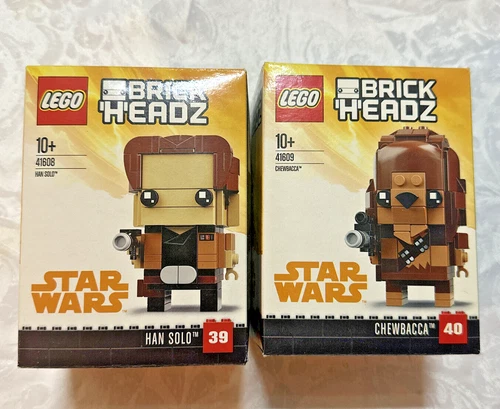 LEGO BRICKHEADZ: Chewbacca (41609) + Han Solo (41608)