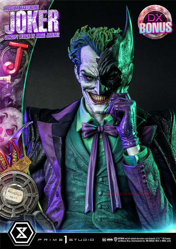 Prime 1 Studio MMDC-55 Joker Statue 1/3 Theater Hideout-themed