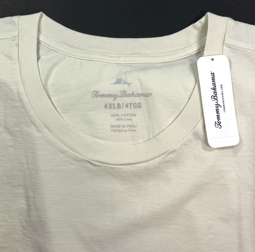 Tommy Bahama Men's Regular Graphic T / Vanilla Ice / 100% Cotton / SUNSET HOUR - Picture 3 of 8