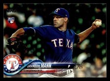 Brandon Mann 2018 Topps Update #US208 Texas Rangers ROOKIE BUY10GET5FREE